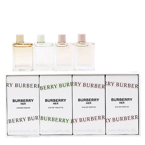 my burberry 4 piece mini set|Her 4.